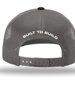 Alternative view of Richardson 112 Snapback Trucker Cap - Grey/Charcoal/Navy